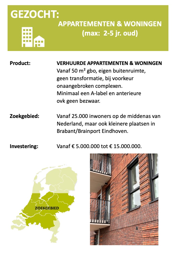 Appartementen en woningen - Woningen & Zorg