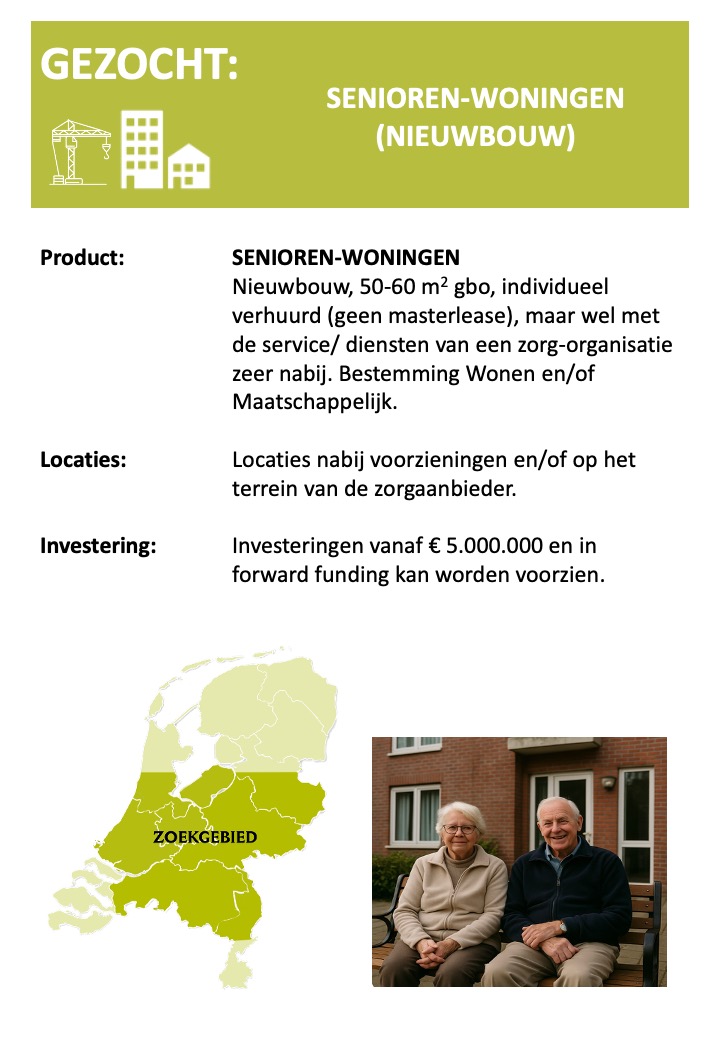Seniorenwoningen - Woningen & Zorg