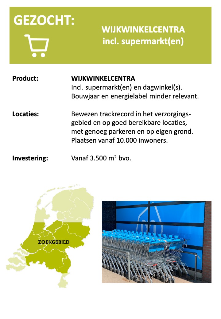 Wijkwinkelcentra - Retail